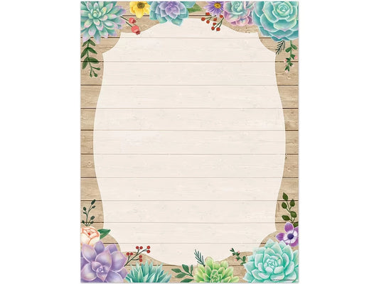 Rustic Bloom Blank Poster - US 8022