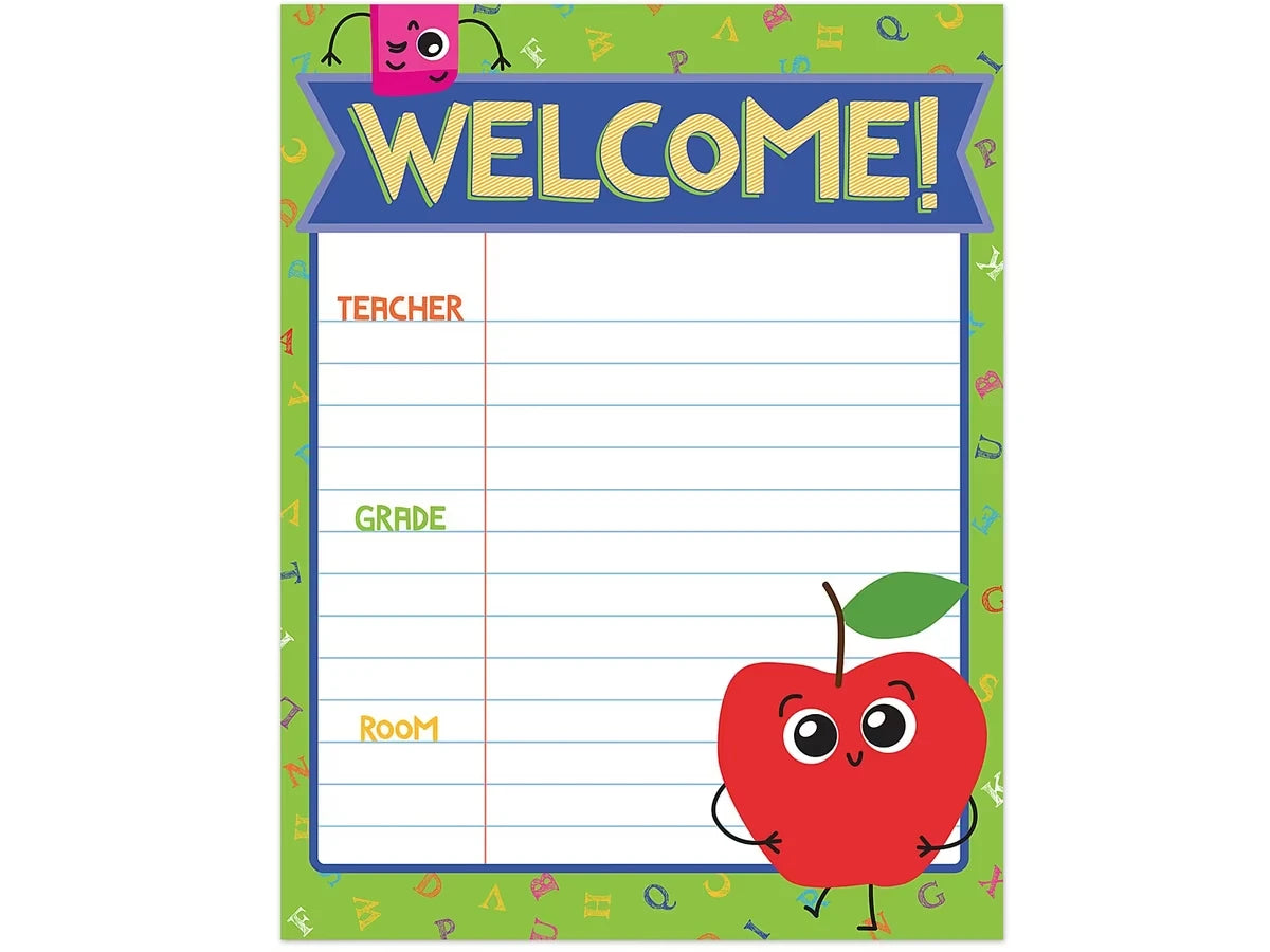 School Tools Welcome Poster - US 4447