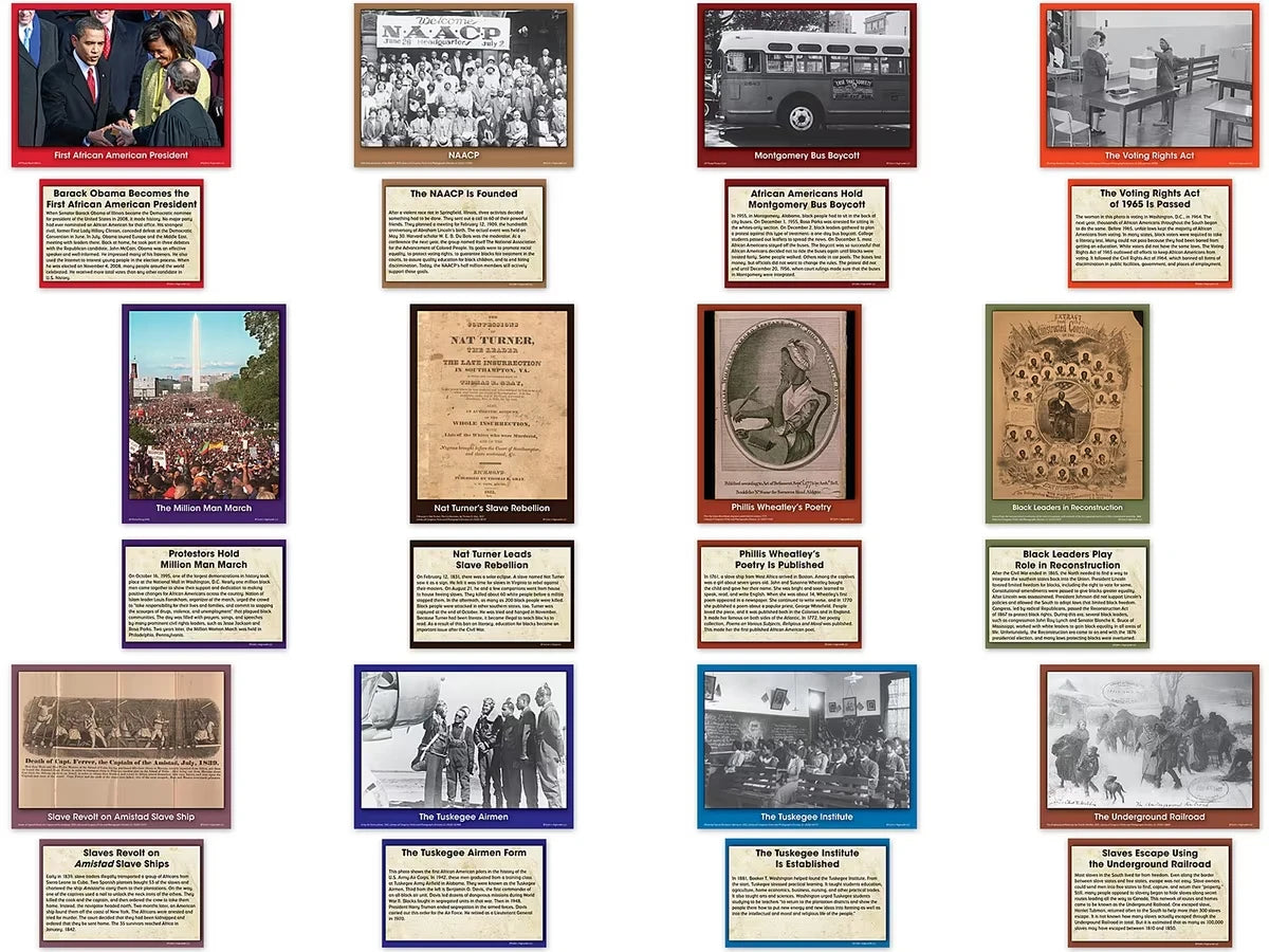 Black History Event Card Accents - US 9181