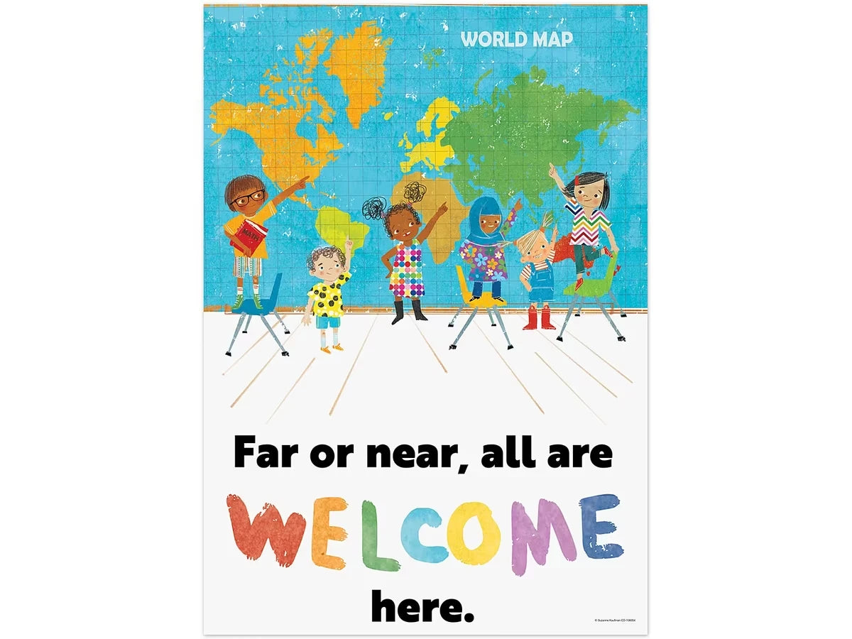 Far or Near, All Are Welcome Here Poster - US 8526