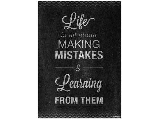 Chalk It Up! Learning from Mistakes Poster - US 6834