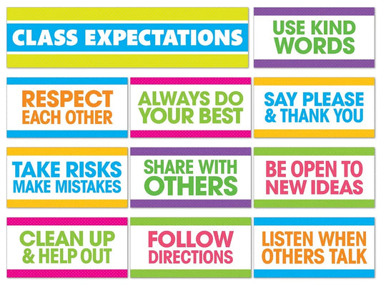 Classroom Expectations Bulletin Board Set - US 2310