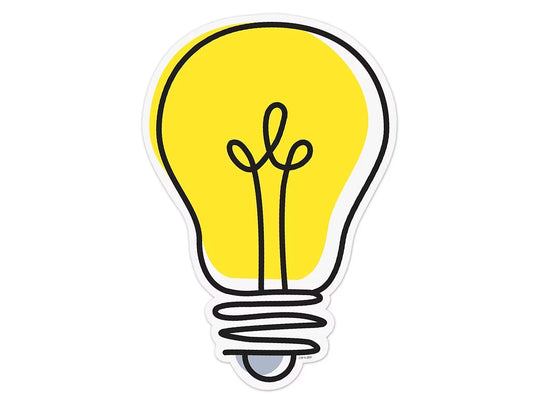 Doodle Light Bulb Accents - US 4260