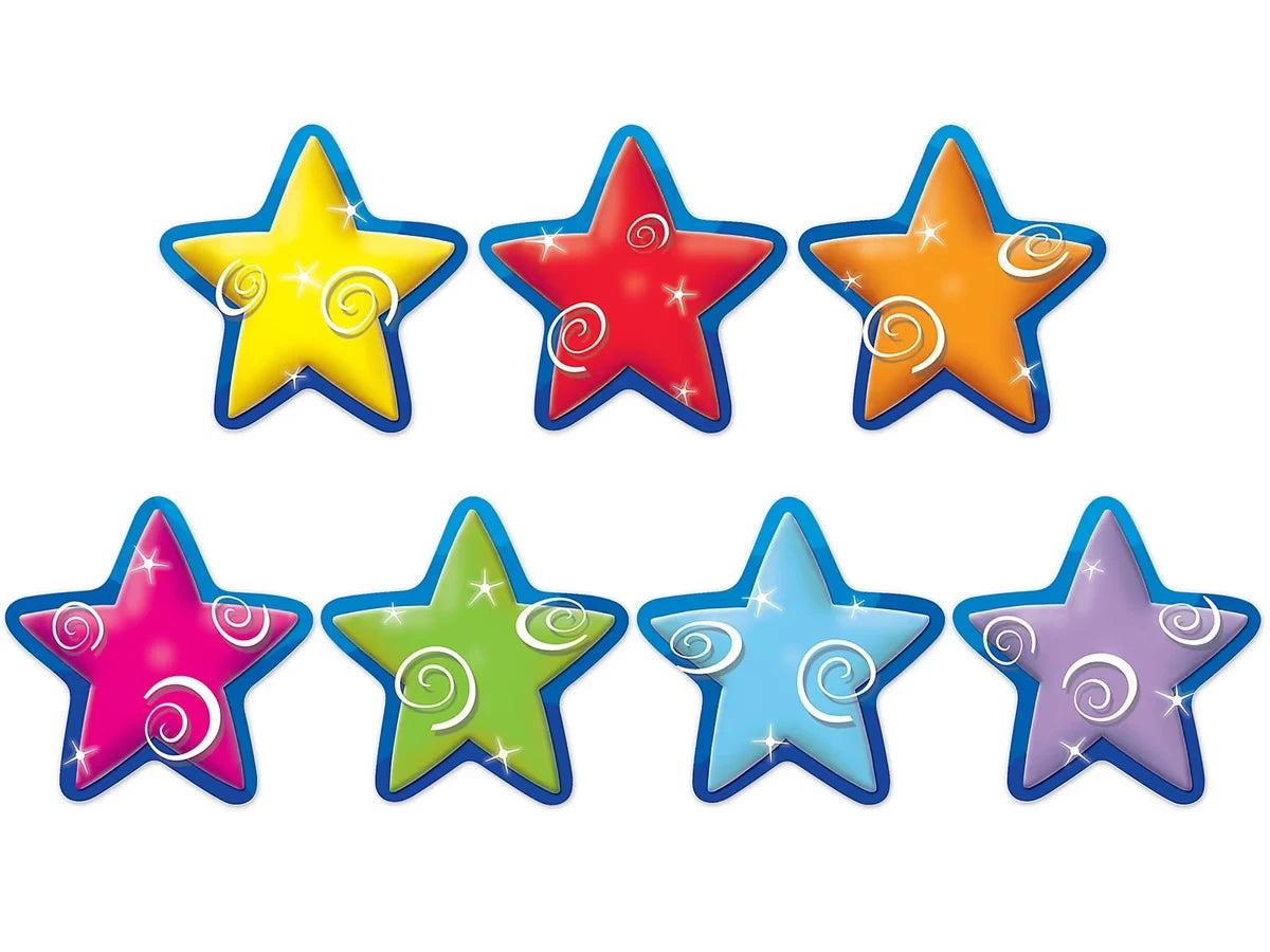 Colorful Star Mini Accents - US 8346