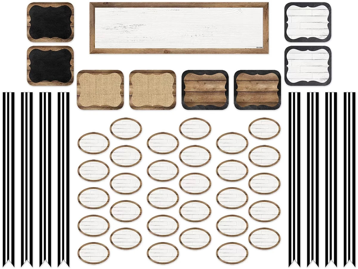 Industrial Chic Classroom Jobs Bulletin Board Set - US 5743