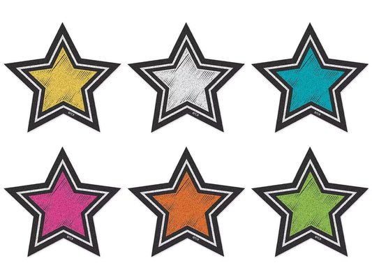 Chalkboard Brights Star Mini Accents - US 4820