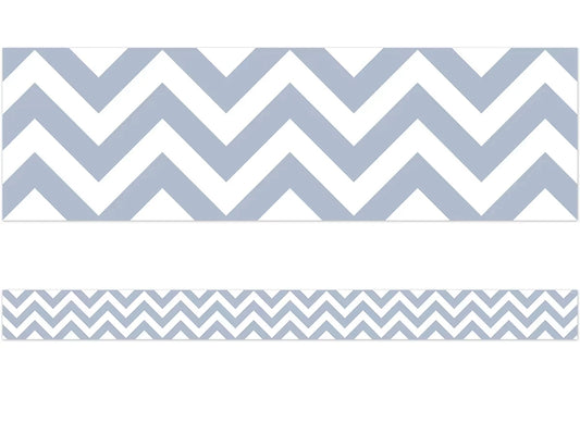 Slate Gray Chevron Border - US 8175