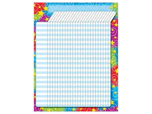Stars & Swirls Incentive Chart - US 8472