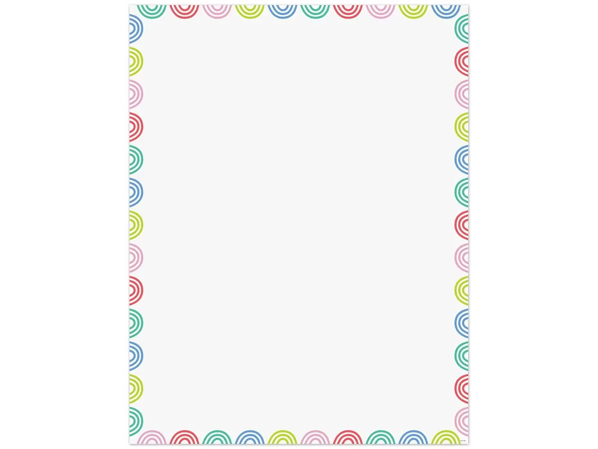 Rainbow Doodles Blank Poster - US 2977
