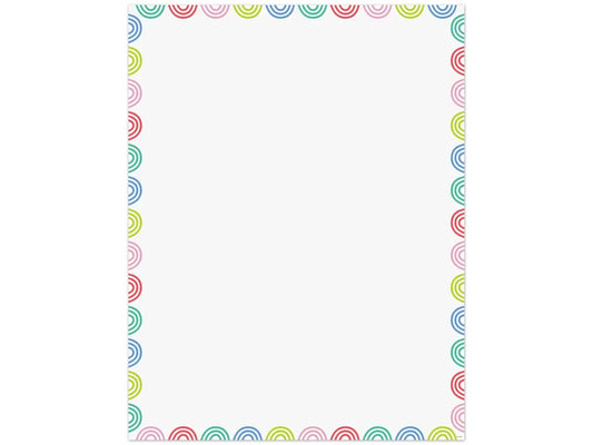 Rainbow Doodles Blank Poster - US 2977