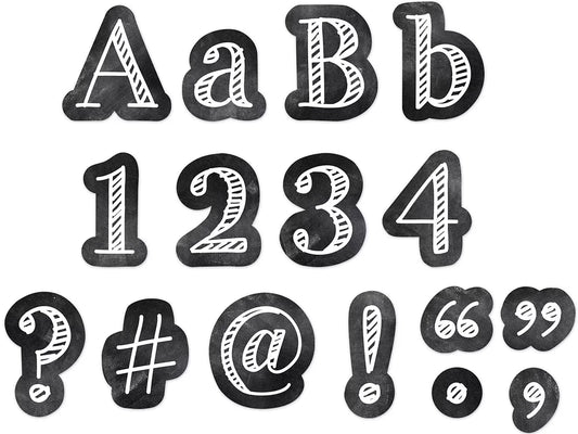 Chalk It Up! 4" Punch-Out Letters - US 4583
