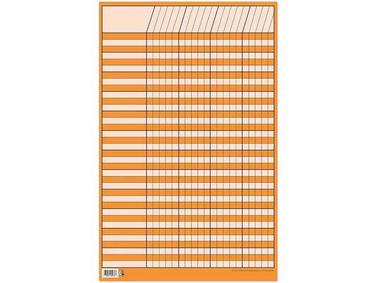 Orange Small Incentive Chart - US 1773