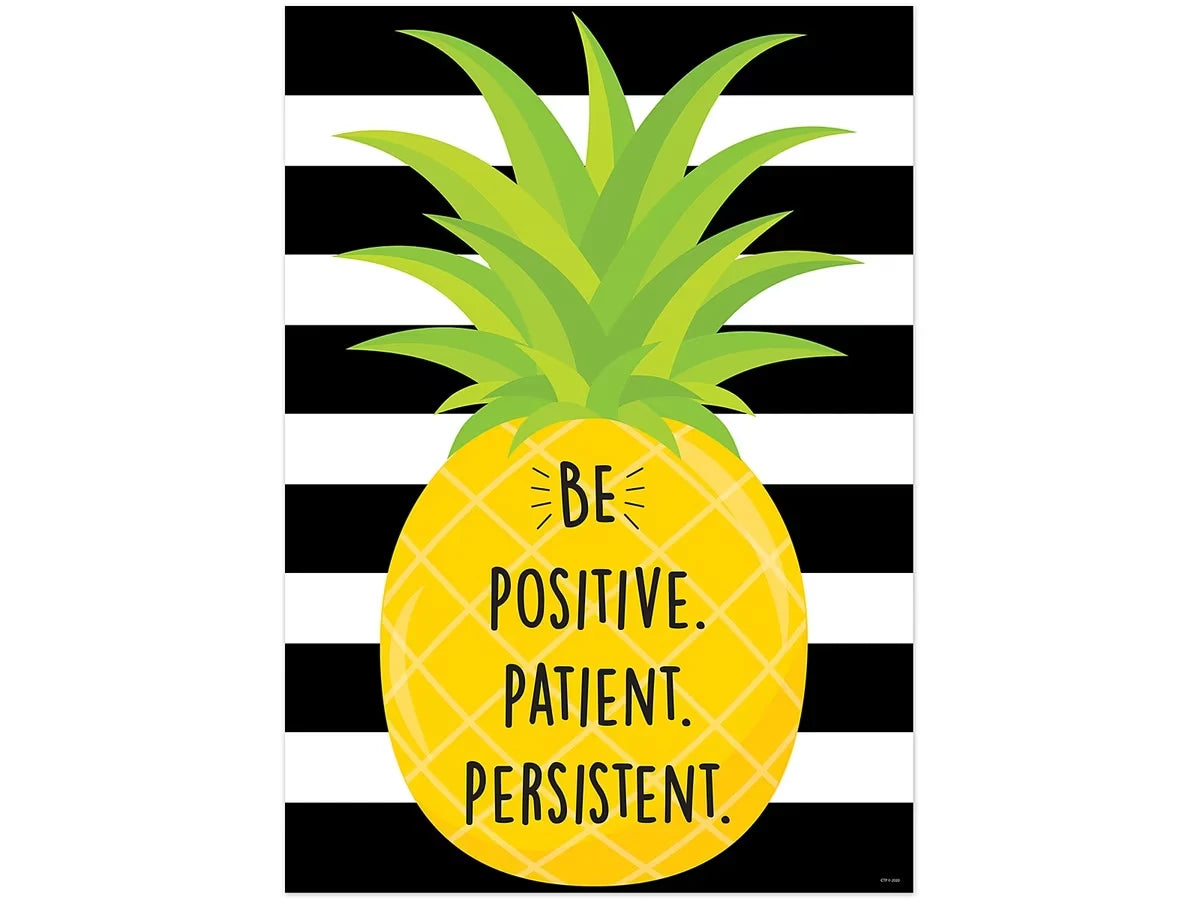 Palm Paradise Be Positive, Patient, Persistent Poster - US 4293