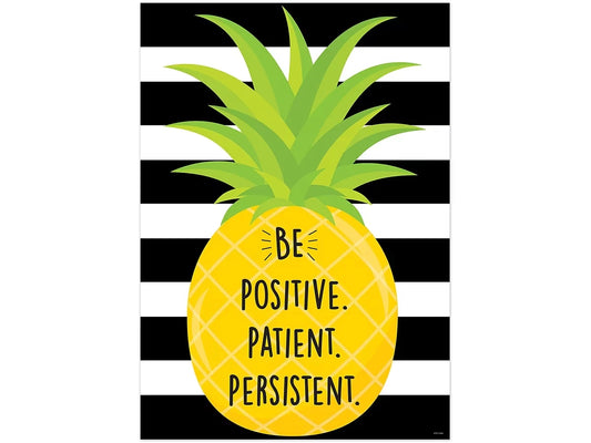 Palm Paradise Be Positive, Patient, Persistent Poster - US 4293