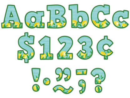 Lemon Zest 4" Punch-Out Letters - US 9452