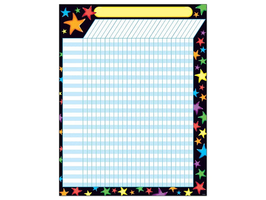 Gel Stars Incentive Chart - US 8293