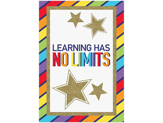 Sparkle & Shine Learning Has No Limits Poster - US 7766
