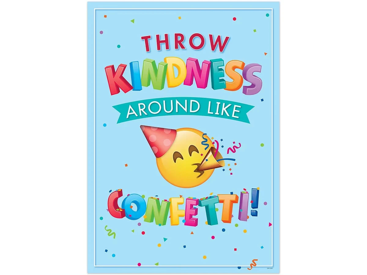 Emoji Fun Throw Kindness Around… Poster - US 6561