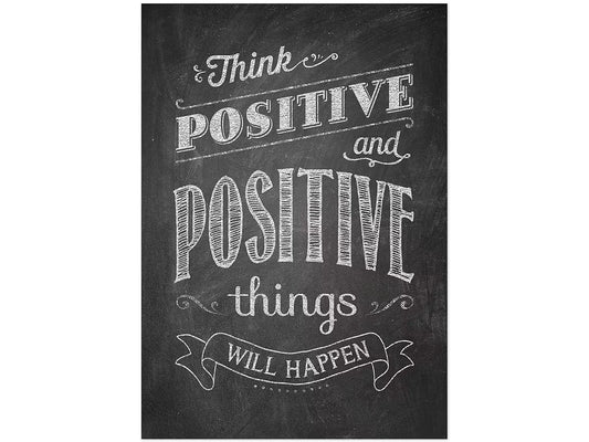 Chalk It Up! Think Positive Poster - US 8926
