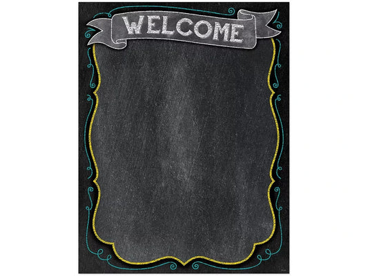 Chalk It Up! Welcome Poster - US 7393