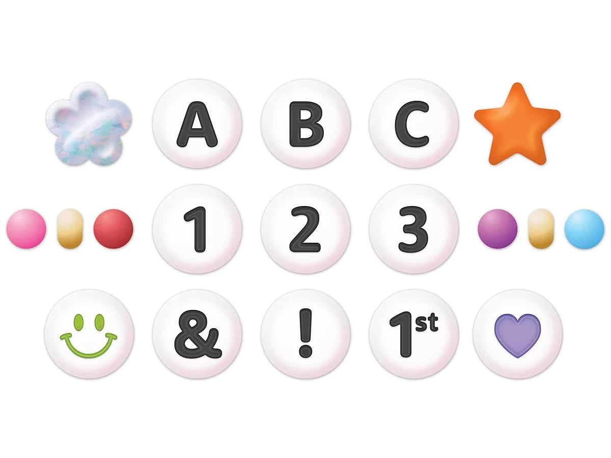 Friendship Beads 3 1/2" Punch-Out Letters - US 4751