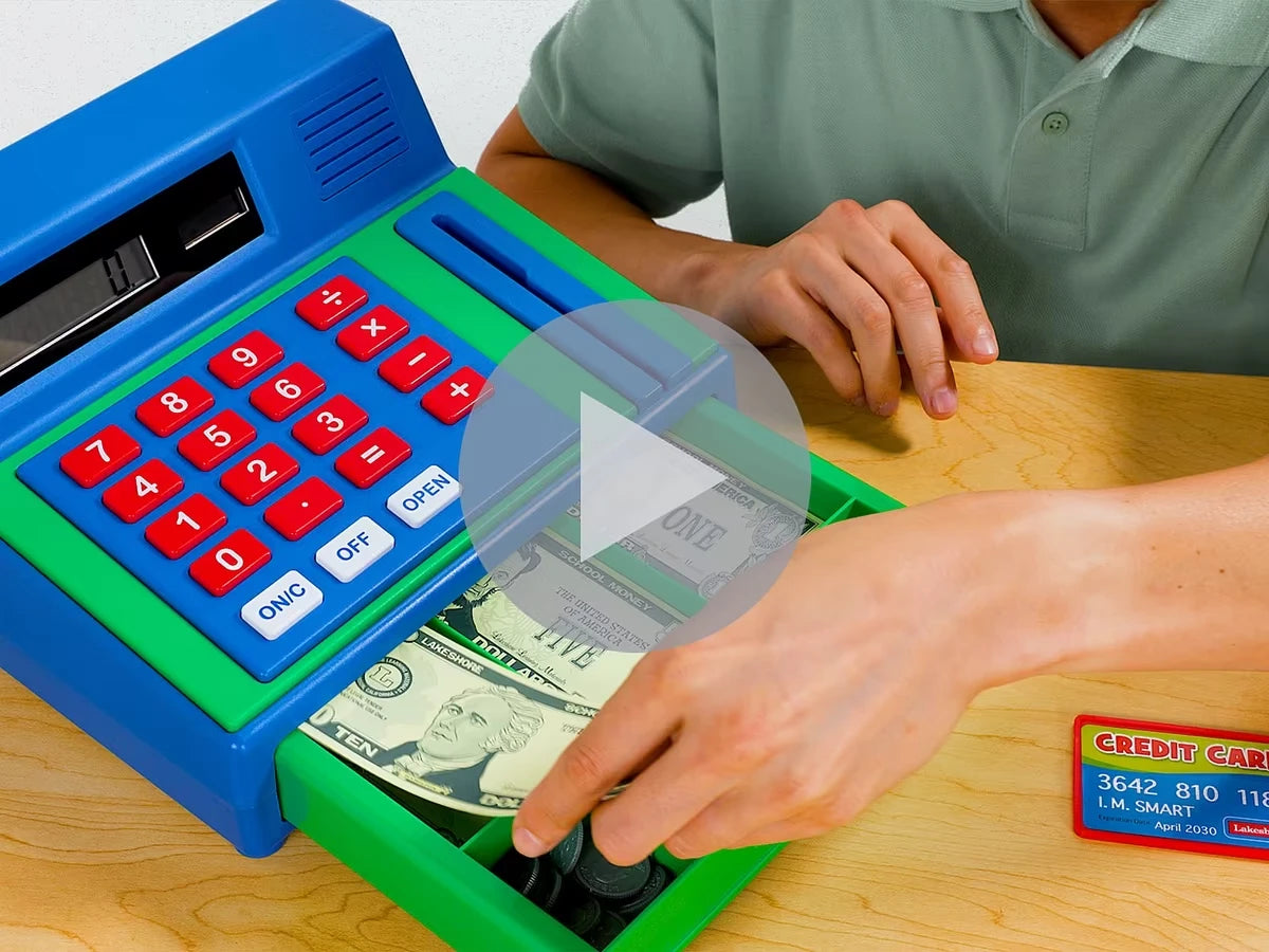 Real-Working Cash Register - US 6443