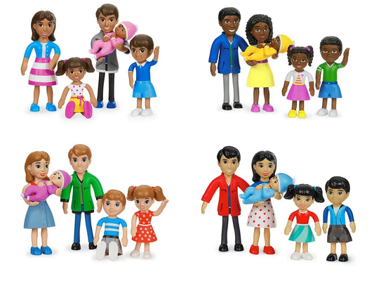 Lakeshore Pose & Play Families - Complete Set - US 6529