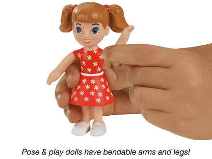 Lakeshore Pose & Play Dolls - Caucasian Family - US 3933