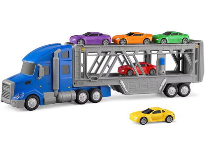 On the Move! Big Rig Car Carrier - US 7022