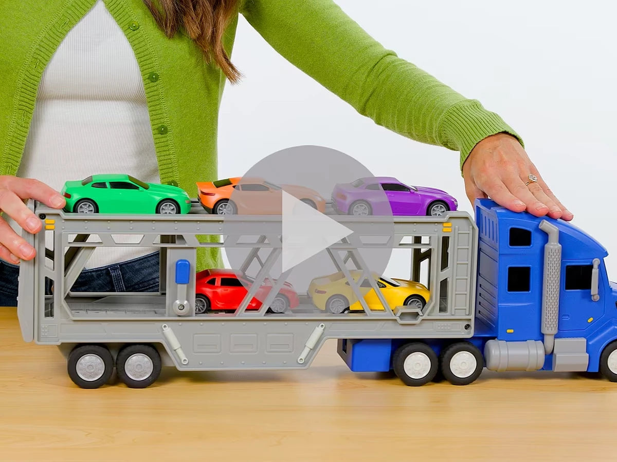 On the Move! Big Rig Car Carrier - US 7022