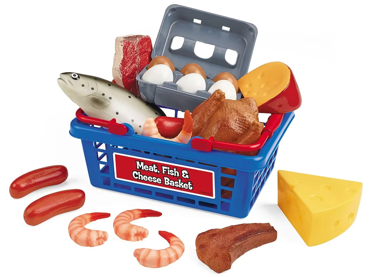 Let’s Go Shopping Meat, Fish & Cheese Basket - US 2983