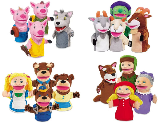 Let’s Talk! Storytelling Puppets - Complete Set - US 3258