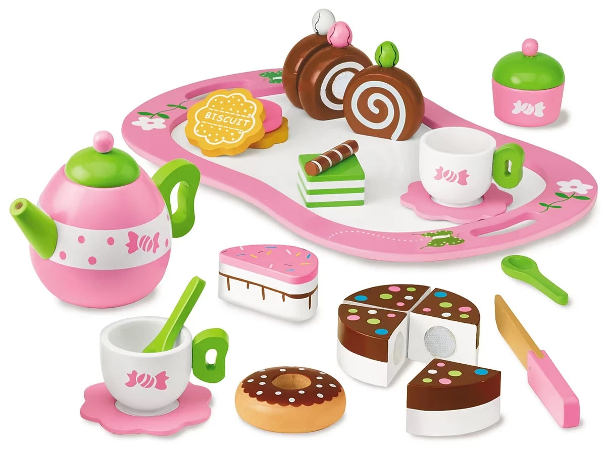 Classic Wooden Tea Set - US 5333