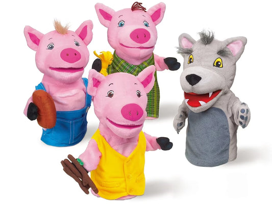 The Three Little Pigs Storytelling Puppet Set - US 3891