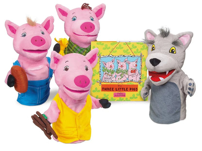 The Three Little Pigs Storytelling Puppet Set - US 3891