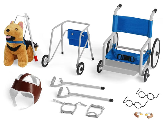 Adaptive Equipment for Dolls with Special Needs - Complete Set - US 4588