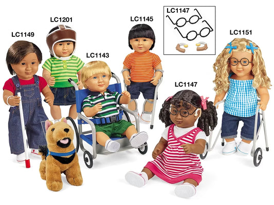 Adaptive Equipment for Dolls with Special Needs - Complete Set - US 4588