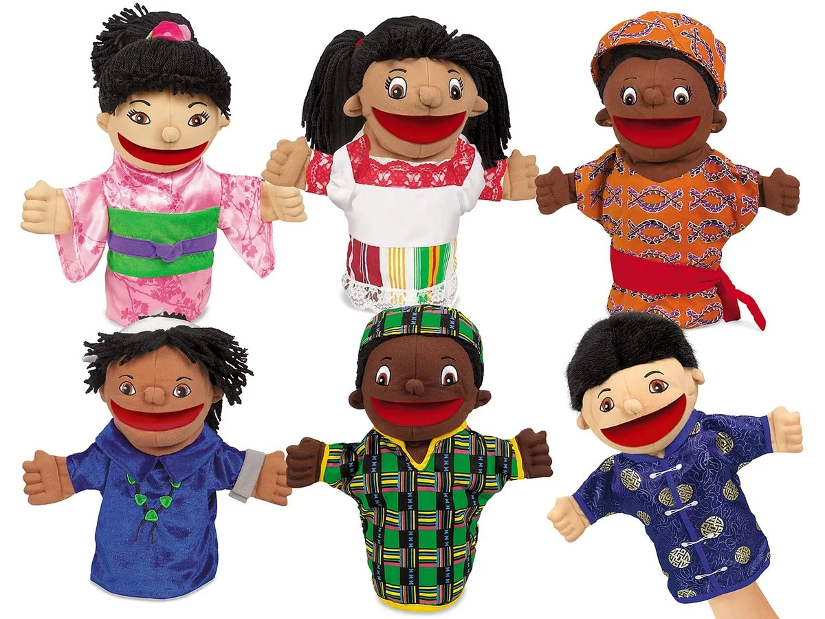 Let’s Talk! Multicultural Puppets - Complete Set - US 3883