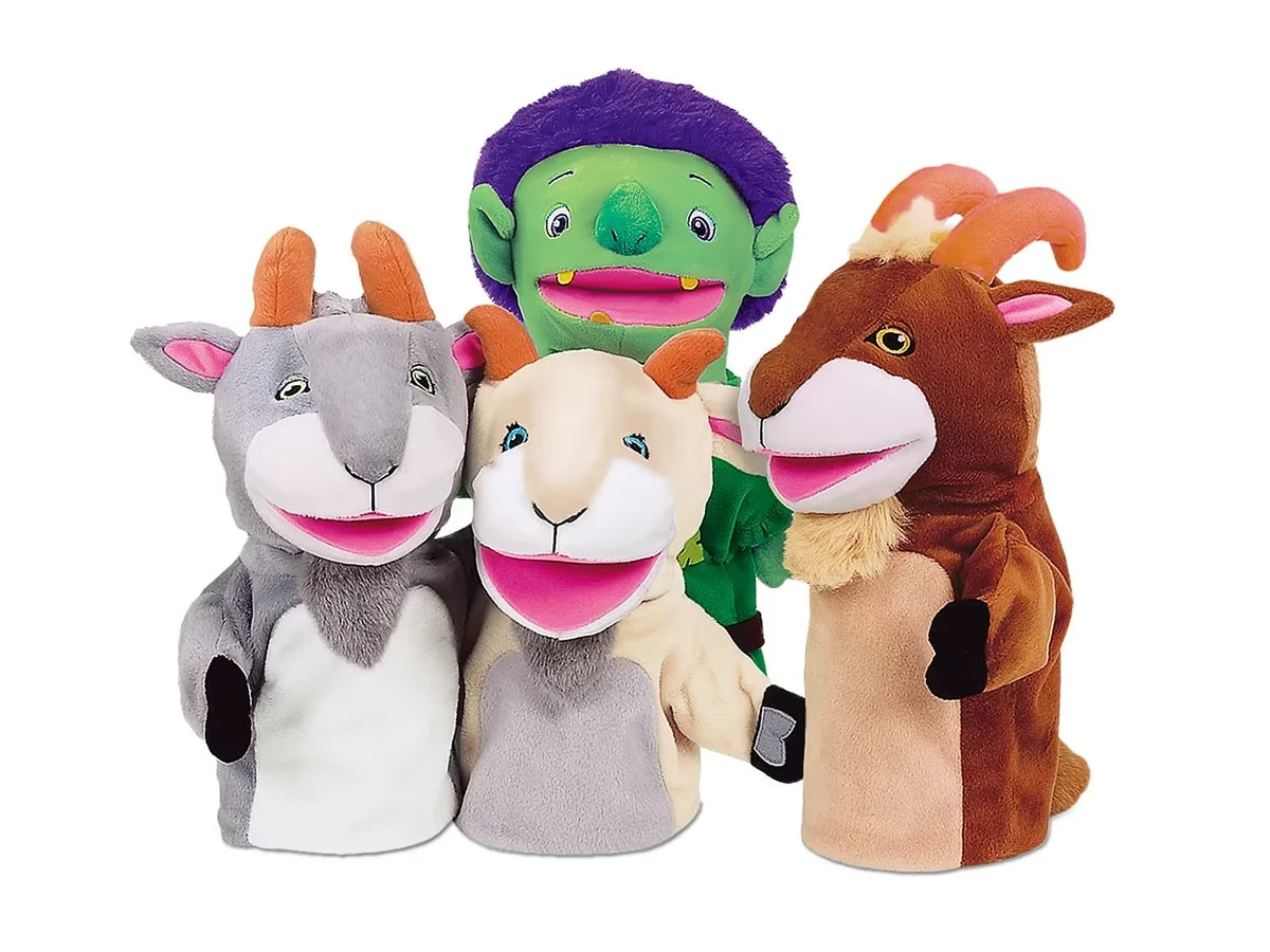 The Three Billy Goats Gruff Storytelling Puppet Set - US 9887