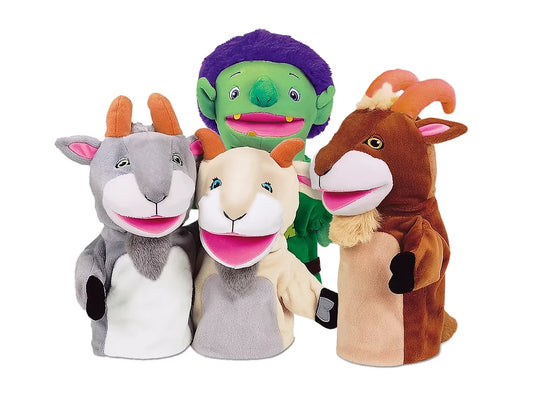 The Three Billy Goats Gruff Storytelling Puppet Set - US 9887