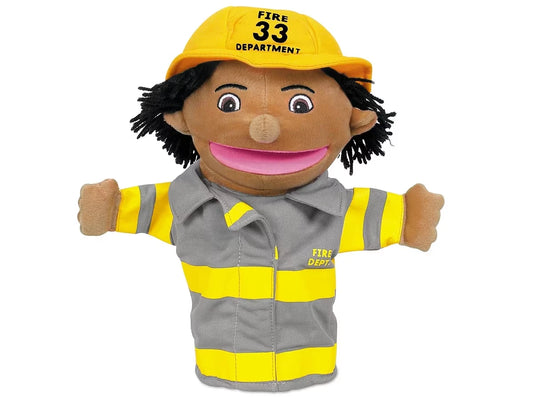 Let’s Talk! Firefighter Community Helper Puppet - US 9482
