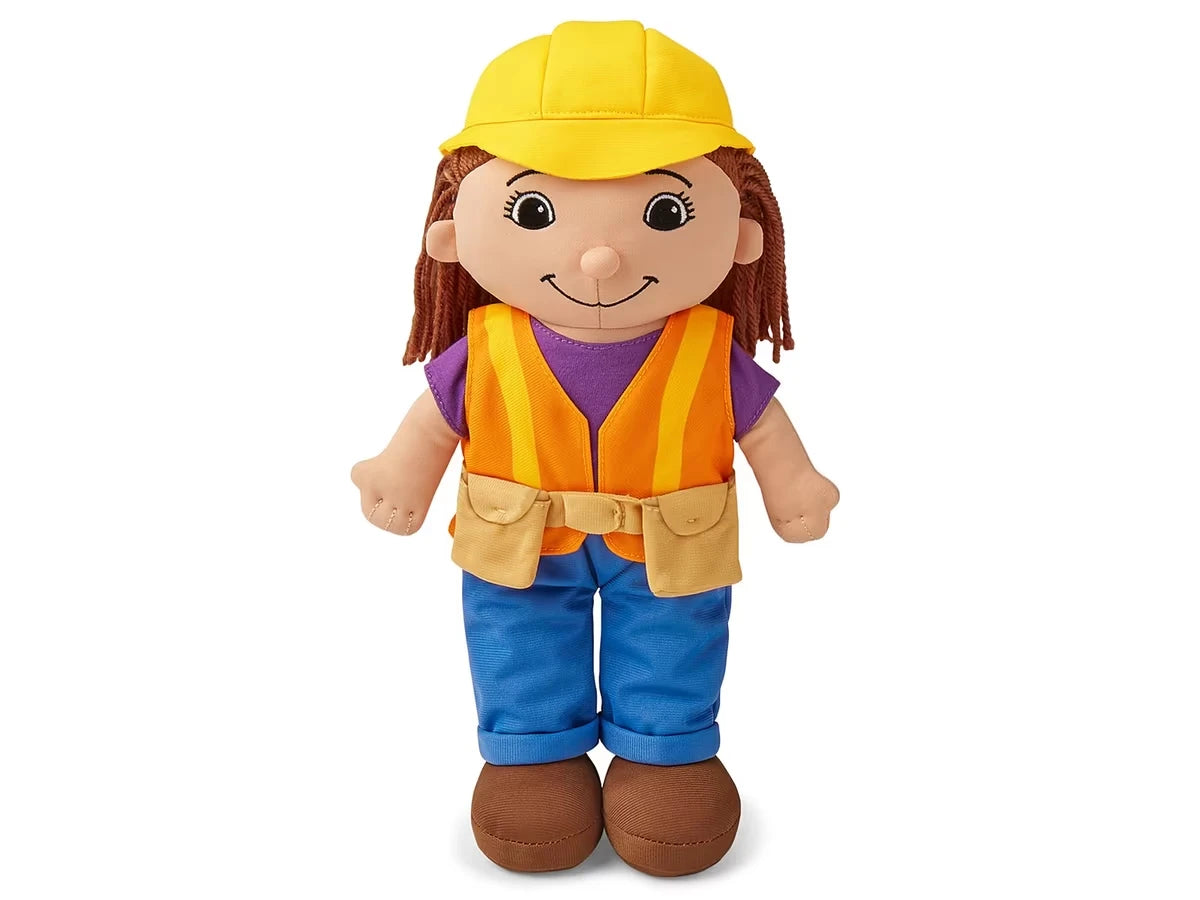Construction Worker Washable Doll - US 7307