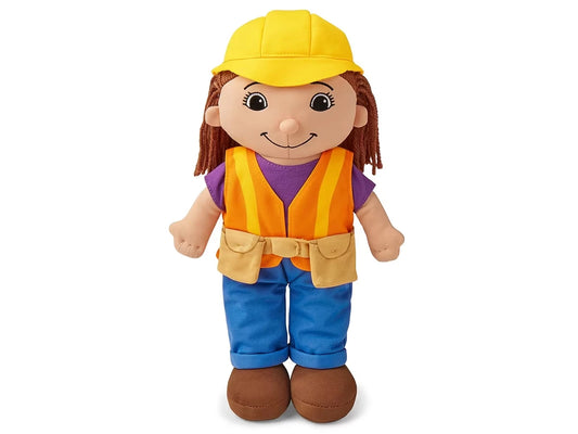 Construction Worker Washable Doll - US 7307