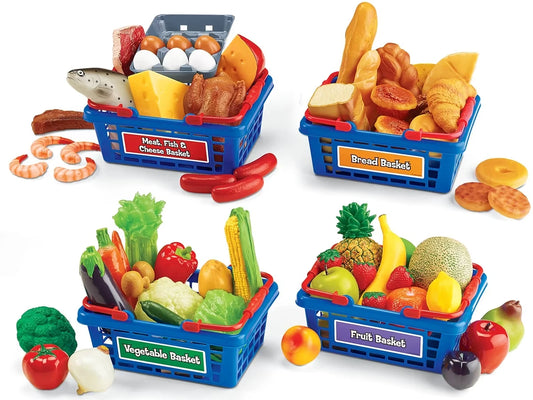 Let’s Go Shopping Food Baskets - Complete Set - US 8870