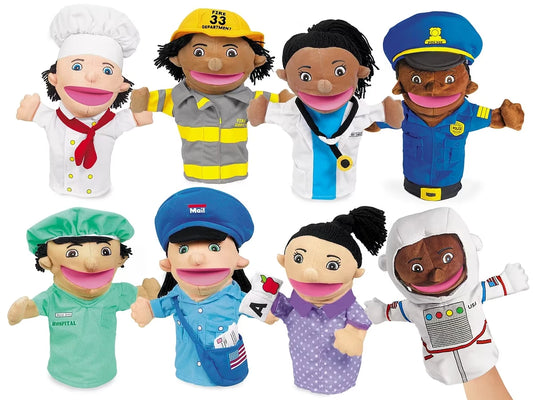 Let’s Talk! Community Helper Puppets - Complete Set - US 4331