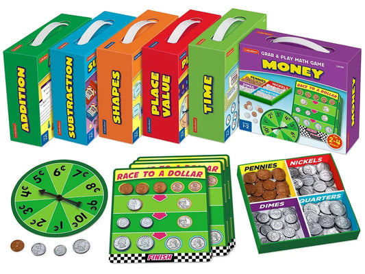 Grab & Play Math Games - Gr. 1-2 - Complete Set - US 2487