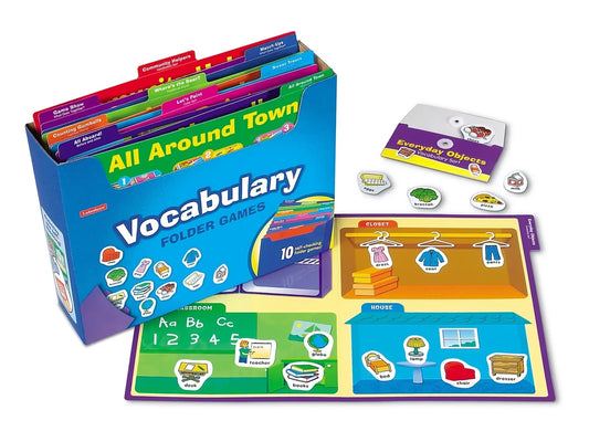 Vocabulary Folder Game Library - Pre K-K - US 3215