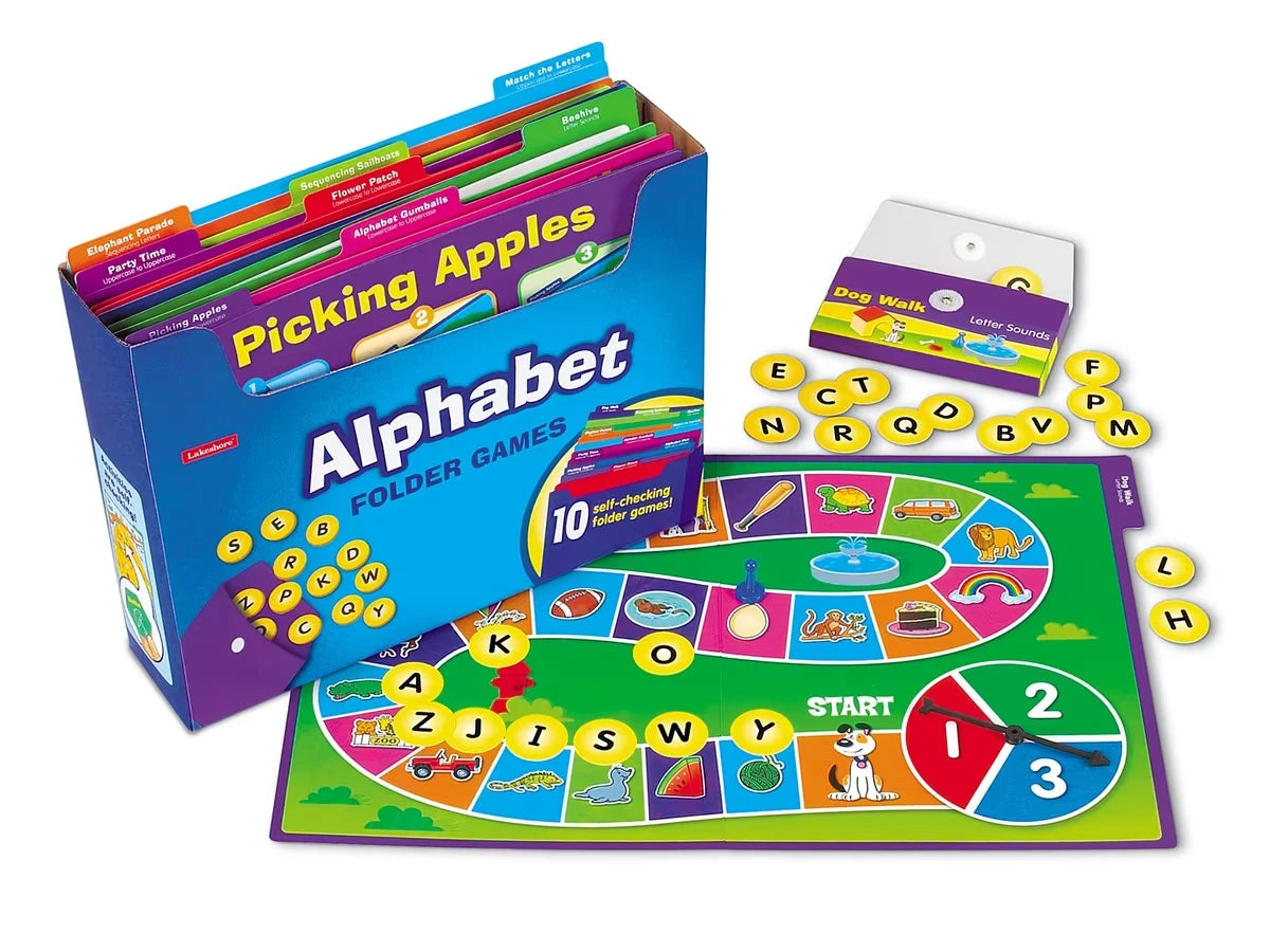 Alphabet Folder Game Library - Pre K-K - US 1659