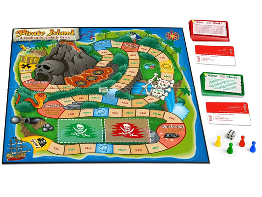 Pirate Island: Reading for Details Game - US 1695