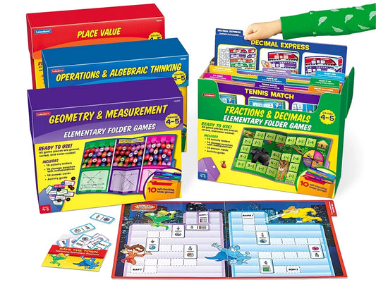Math Folder Game Libraries - Gr. 4-5 - Complete Set - US 3974